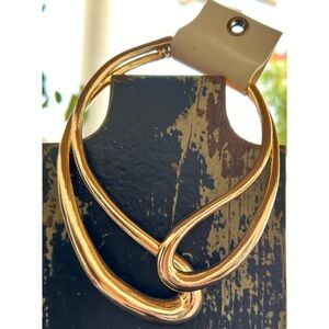Anthropologie Mod Open Metal Collar Necklace